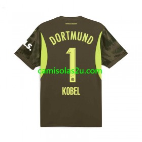 Camisolas de futebol Borussia Dortmund Gregor Kobel 1 Guarda Redes Equipamento Alternativa 2024/25 Manga Curta